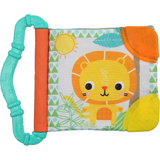 Bright Starts Teether & Rattle jucărie pentru dentiție 3m+ Lion 1 buc