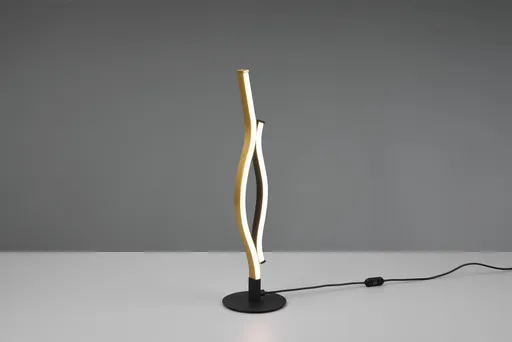 Lampa de masa Blaze, TRIO, 13.5x48 cm, 8W, 1x SMD LED, metal, bronz/negru