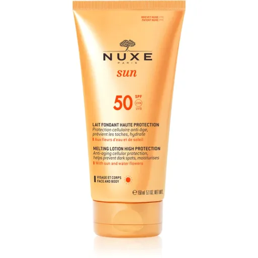 Nuxe Sun Melting Lotion High Protection loțiune de protecție solară SPF 50 150 ml