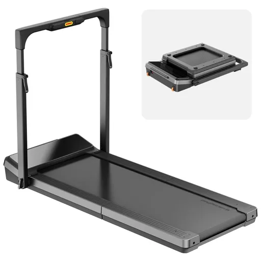 Xiaomi KingSmith WalkingPad Z3 Hybrid Treadmill, 1 hp, până la 110 kg, 1/6.5 km/h, Wi-Fi, LED, aplicație mobilă, protecție pentru copii, pliabil, negr