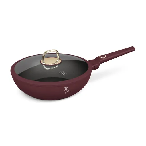 BerlingerHaus Wok cu capac Leonardo 28 cm
