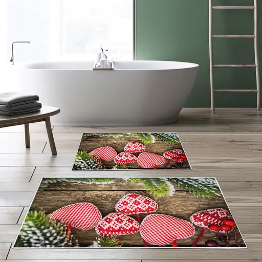 Set covorase de baie, L'essentiel Maison, Kt426, Multicolor