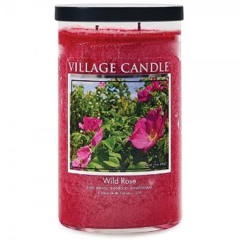 Village Candle Lumânare parfumată în sticlă Wild Rose 538 g