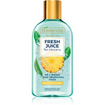 Bielenda Fresh Juice Pineapple apa cu particule micele pentru o piele mai luminoasa 500 ml