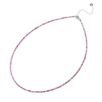 Agato Colier mineral de mărgele cu rubin POL-N12/47L