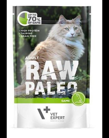 VETEXPERT RAW PALEO Cat Adult cu vânat 100 g