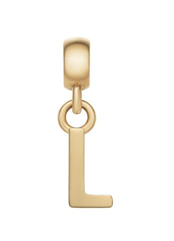 Daniel Wellington Pandantiv placat cu aur, în formă de literă „L” Charms DW00400495