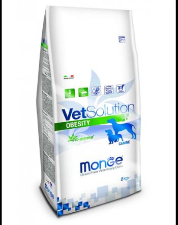 MONGE Vet Solution Dog Obesity Hrana uscata dietetica pentru caini cu diabet 2 kg