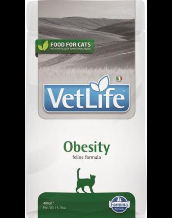 FARMINA Vet Life Obesity Cat 400g hrana dietetica pisici pentru reducerea greutatii corporale excesive