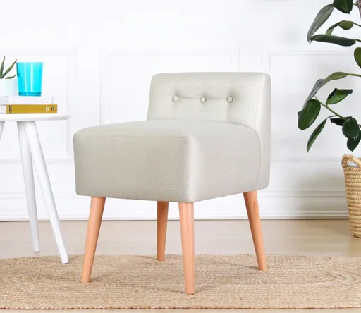 Taburet, Atelier del Sofa, 209FLF1337, Crem