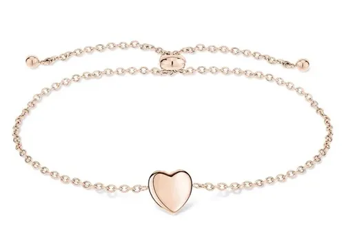 Tamaris Brățară placată cu aur cu inimioară Bold Hearts TJ-0626-B-23