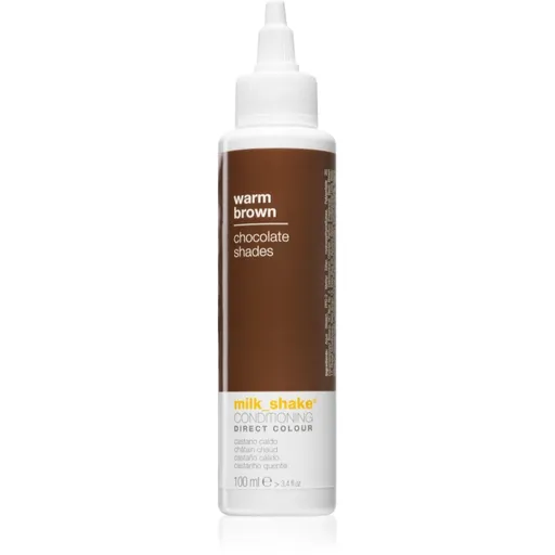 milk_shake® Direct Colour balsam nuanțator pentru hidratare intensa Warm Brown 100 ml