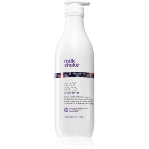 milk_shake® Silver Shine balsam pentru păr blond neutralizeaza tonurile de galben 1000 ml