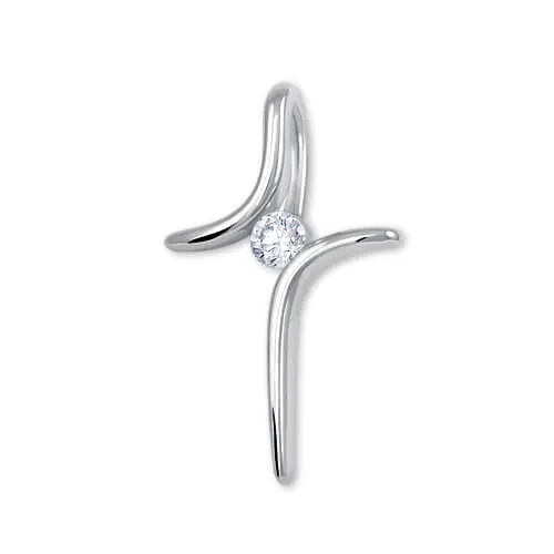 Soliter Cruce originală din aur alb 246 001 00460 07