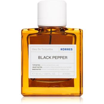 Korres Black Pepper Eau de Toilette pentru bărbați 50 ml