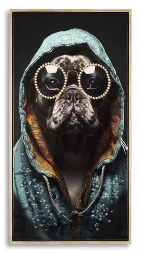 Mauro Ferretti Pictura De Perete Lăcut Cu Rama -B- cm 42,5X2,8X82,5 | Aosom Romania