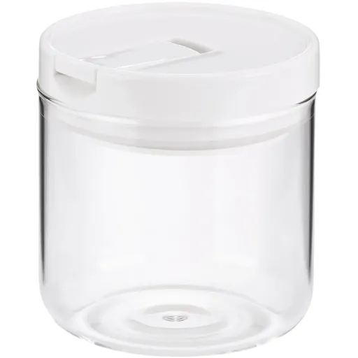 Borcan de sticlă Kela ARIK 600 ml, alb