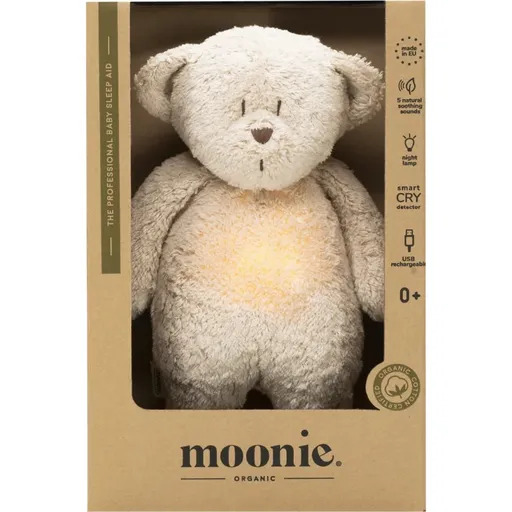 Moonie Bear 2.0 Organic Sand jucărie de adormit cu melodie 1 buc