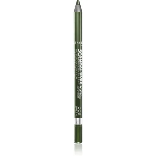 Rimmel Scandal'Eyes Khôl Kajal creion dermatograf waterproof culoare 006 Green 1.3 g