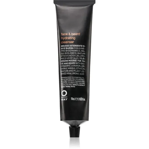 Oway Face & Beard spuma de curatat pentru față și barbă 150 ml