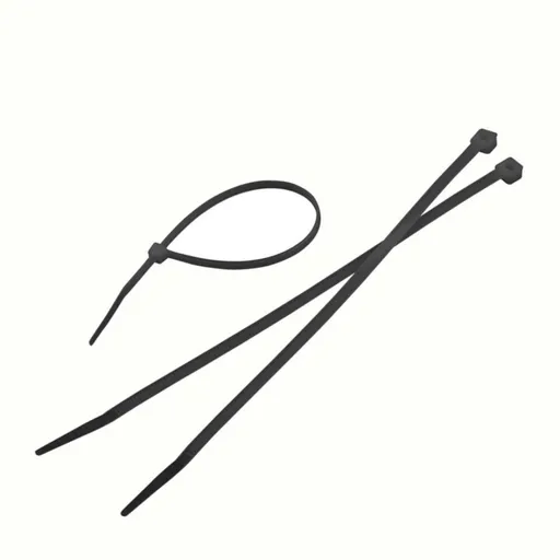 Colier din nailon pentru cabluri 4,8x250 mm negru, set 100 bucati