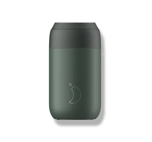 Cană termică Chilly's Bottles - verde pădure 340 ml, colecția Series 2