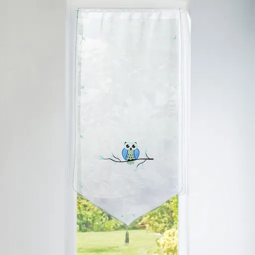 Perdea din sticlă colorată Bufniță