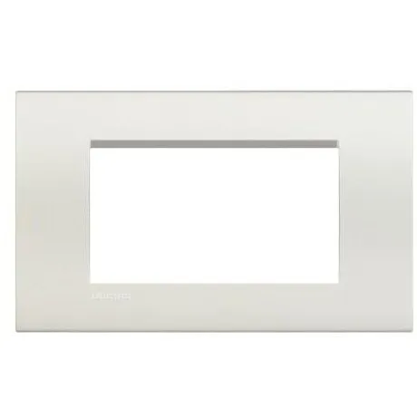 Rama ornament 4 module Living Light Bticino LNA4804BI, alb