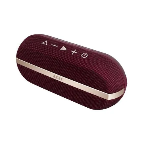 Boxă portabilă AKAI ABTSW-30 RED cu BT, IPX7, roșu