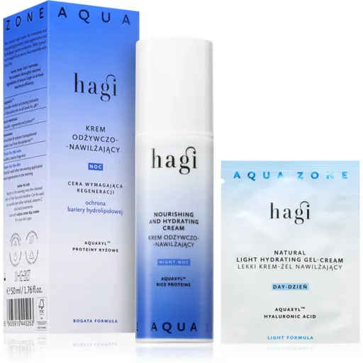 Hagi Aqua Zone crema de noapte hidratanta cu efect de nutritiv 50 ml
