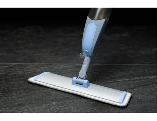 Mop plat cu pulverizator 2in1, Bacteria Stop, York, aluminiu