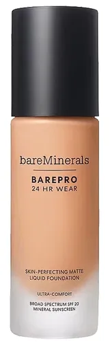 bareMinerals Machiaj matifiant SPF 20 Barepro Skin-Perfecting (Matte Liquid Foundation) 30 ml Medium 35 Warm