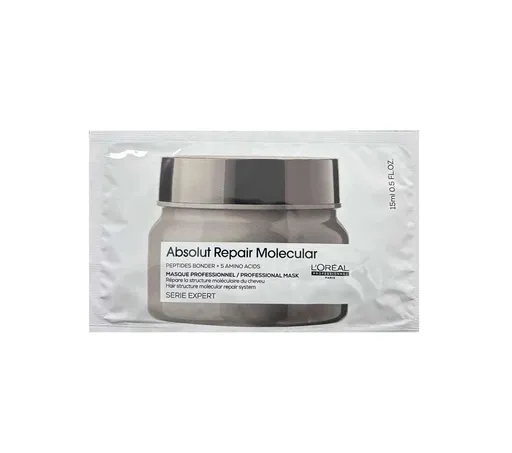 Masca De Par Pentru Regenerare Moleculara L’Oreal Professionnel Serie Expert Absolut Repair Molecular, Cantitate: 15 ml