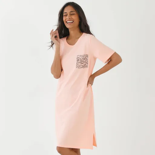 Set de 2 cămăși de noapte cu imprimeu animal