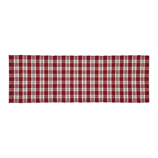 Traversă de masă Happy check bordo/negru , 35 x 120 cm, roșu, 35 х 120 cm