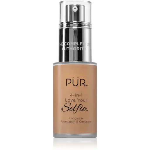 PÜR Cosmetics 4-in-1 Love Your Selfie make-up si corector 2 in 1 culoare MG7 30 ml