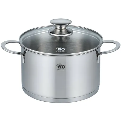 Elo 72550 Oală din oțel inoxidabil Galant 20 cm,3,4 l, 3,4 l