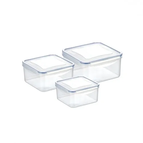Set 3 doze Tescoma FRESHBOX 0,4/0,7/1,2 l,pătrate, 3 buc