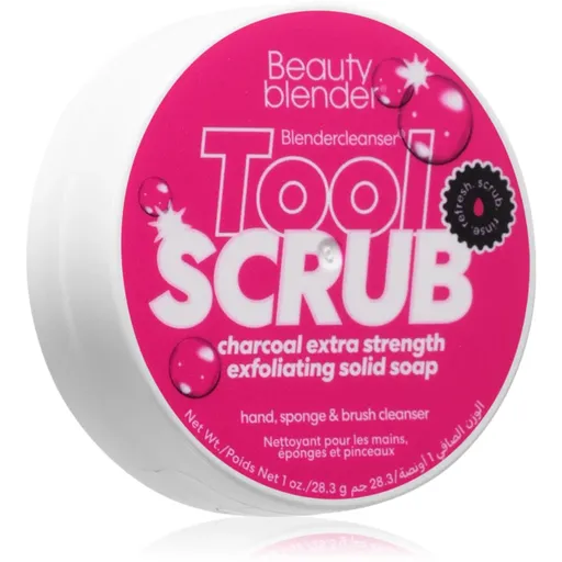 beautyblender® Tool Scrub Charcoal detergent solid pentru bureți de machiaj și pensule 28.3 g