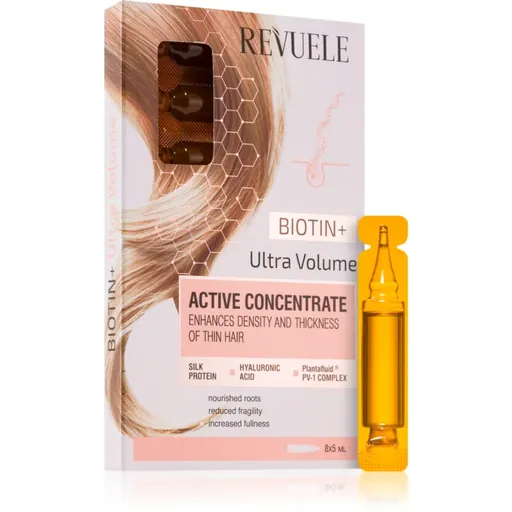 Revuele Active Hair Concentrate Biotin+ Ultra Volume fiolă pentru păr cu volum 8x5 ml