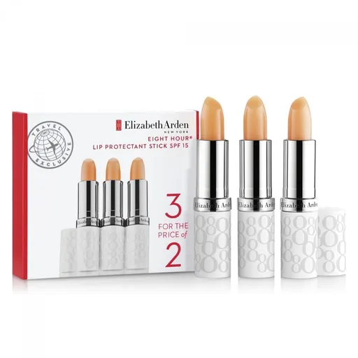 Elizabeth Arden Set de balsamuri pentru buze Eight Hour Cream Lip Protect Trio