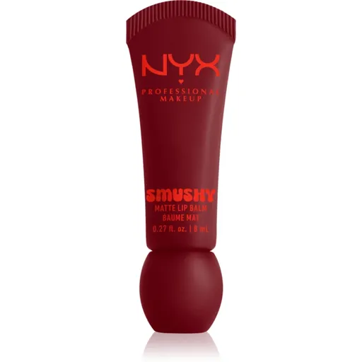 NYX Professional Makeup Smushy Matte Lip Balm balsam de buze cu efect matifiant culoare Swipe 2 Smooth 8 ml