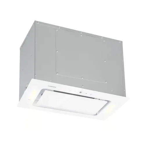 Klarstein Hektor, hotă de aspirare încastrată, 52 cm, 530 m³/h, LED, tactil, sticlă