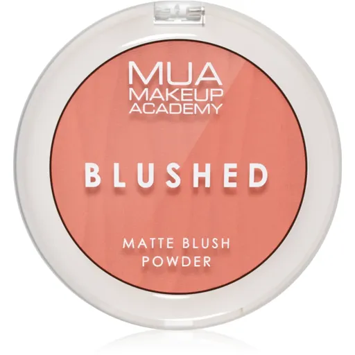 MUA Makeup Academy Blushed Powder Blusher fard de obraz sub forma de pudra culoare Misty Rose 5 g