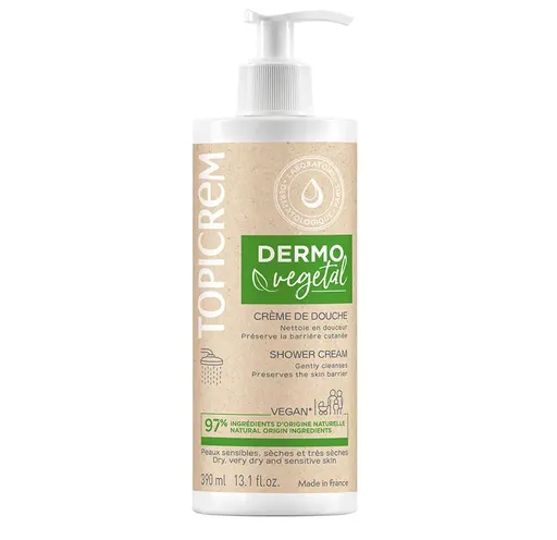 Topicrem Cremă de duș Dermovegetal (Shower Cream) 390 ml
