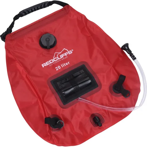 Duș de camping Redcliffs , 20 l, roșu, roșu