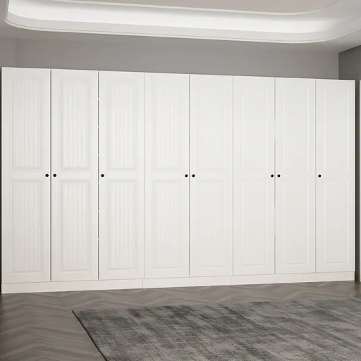 Cuier de perete, Hanah Home, Noah, 360x210x35 cm, Alb