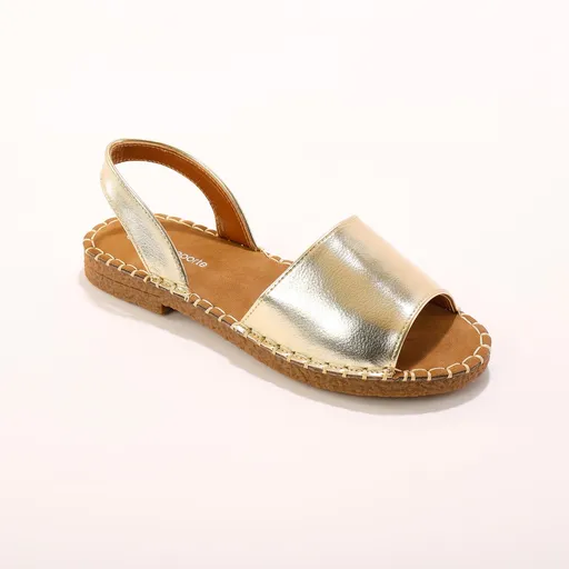 Sandale plate cu vârful deschis