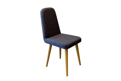 Scaun, Hanah Home, Vina Mini 1048, Stejar / Albastru închis