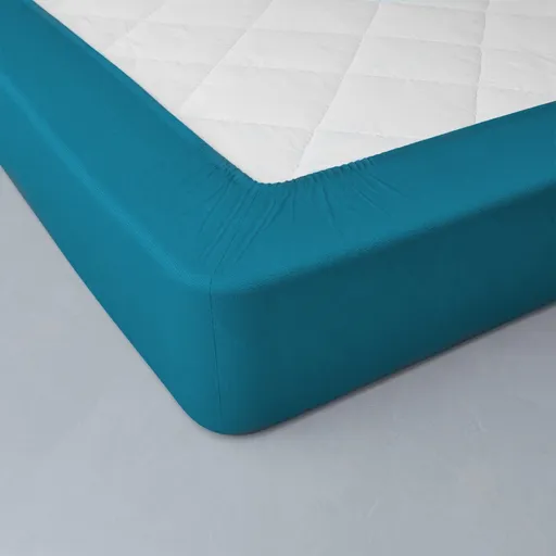 Cearșaf cu elastic, flanel, adâncime colț 32 cm